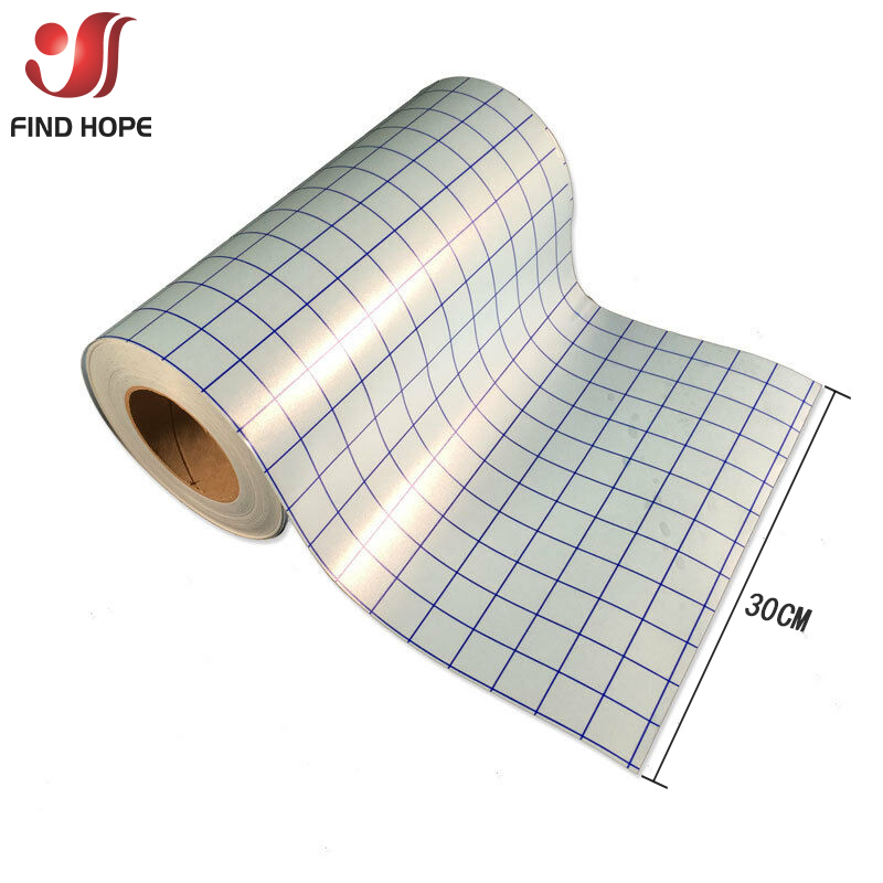 Склеивающаяся прозрачная переводная бумажная лента Mid Tack, рулон с сетчатыми линиями для автомобиля, настенное ремесло, художественные знаки, виниловые наклейки «сделай сам», 30*100 см