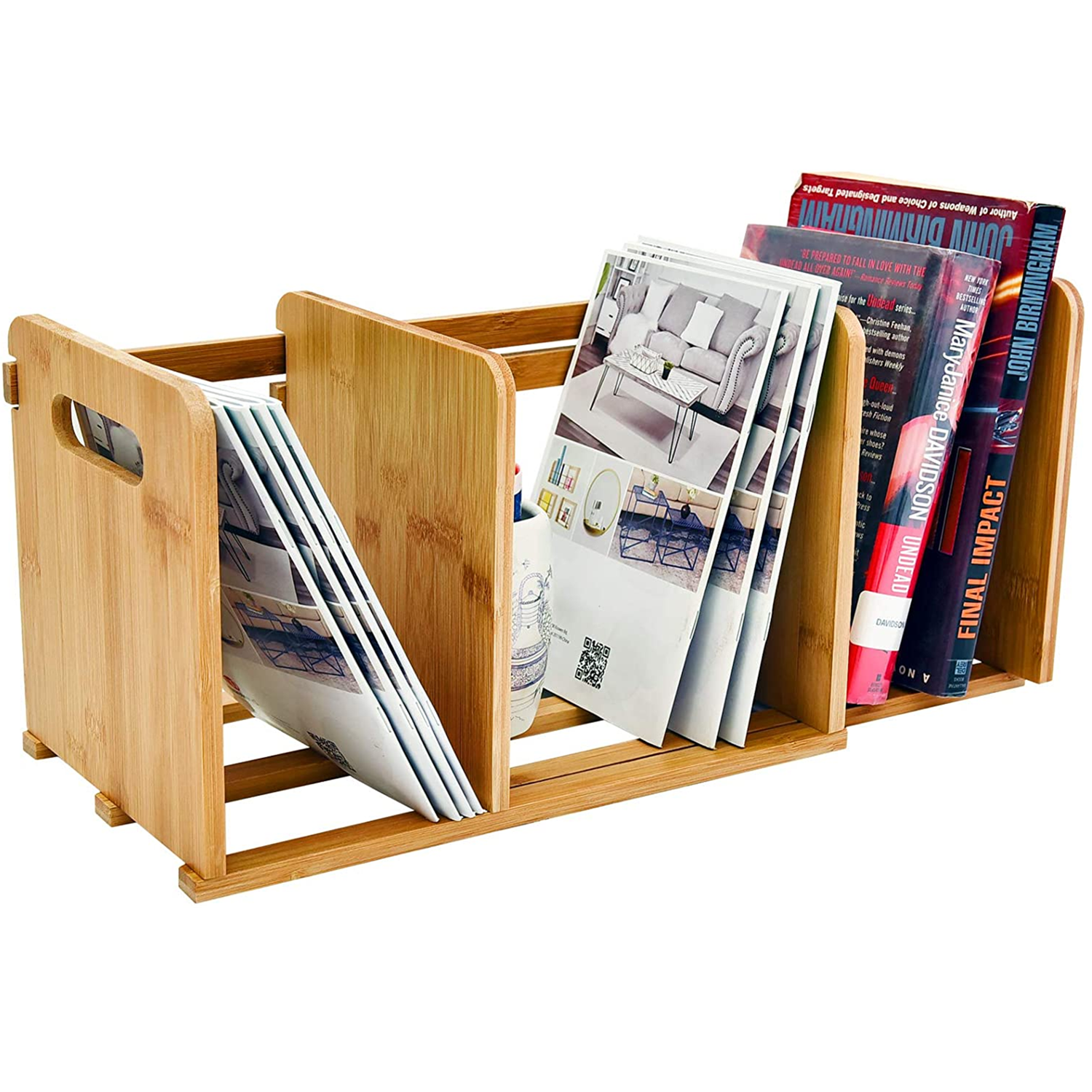 Расширяемая бамбуковая офисная настольная книжная полка 2020 маленький Регулируемый органайзер для хранения стола