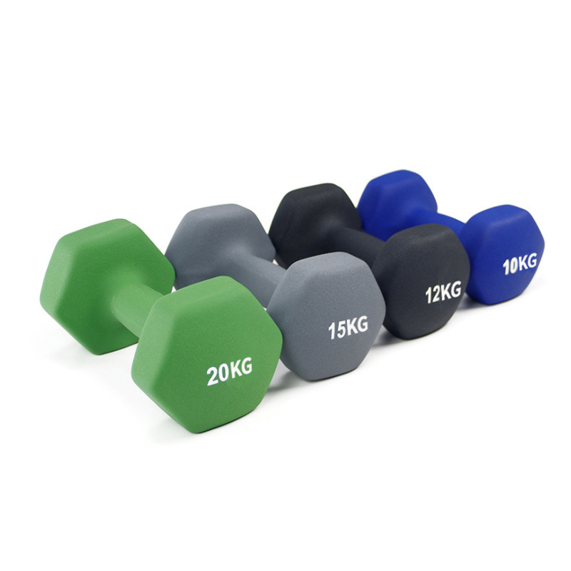 Fitness Equipment Fitness Women Bone Dipping Neoprene Dip Plastic Dumbbell