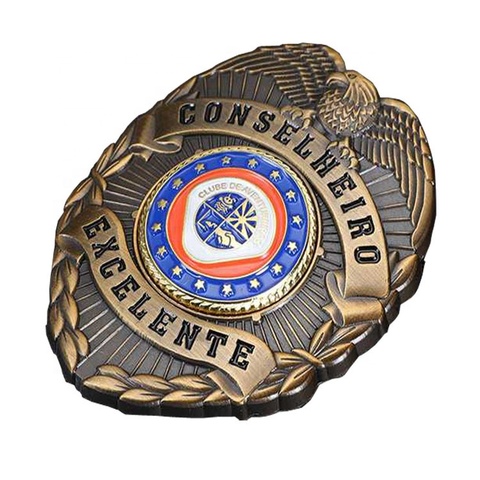 定制制造商统一徽标军队军事侦察兵安全金属徽章