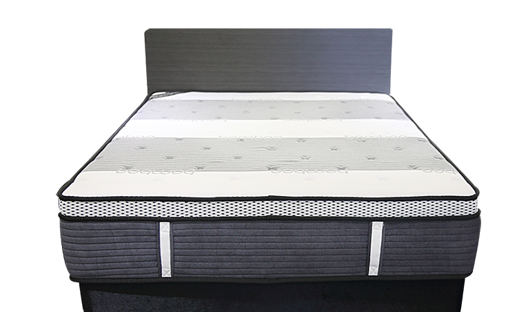 Vietnam Good Bedroom Furniture Factory 13Inch Bamboo Charcoal Memory Foam Spring Hybrid Mattress T006