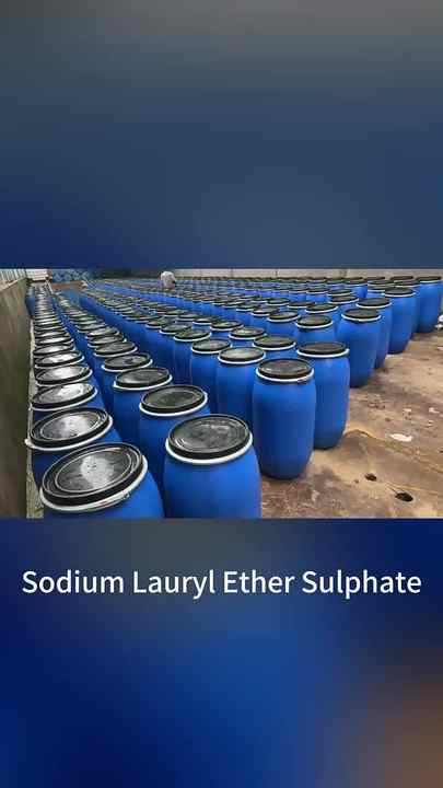 Making White Viscous Liquid Soap Chemicals Sles 70% From Malaysia