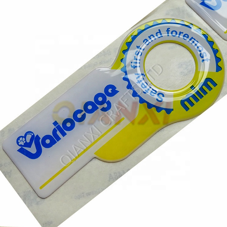 Заказная печать полиуретановая наклейка прозрачный Уретановый 3d этикетка эпоксидная смола купольная наклейка