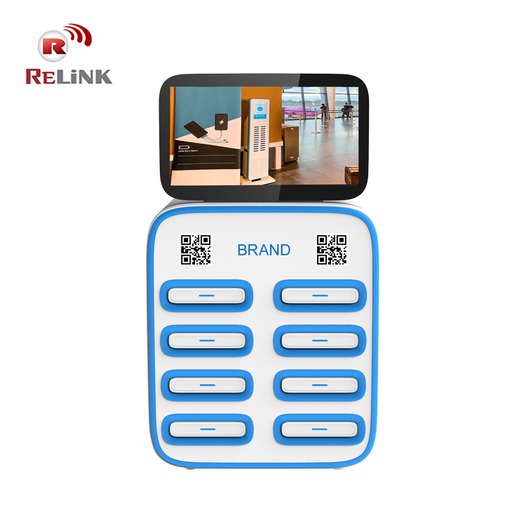 8 слотов, аренда, портативное зарядное устройство, внешний аккумулятор, киоск, зарядная станция для мобильного телефона