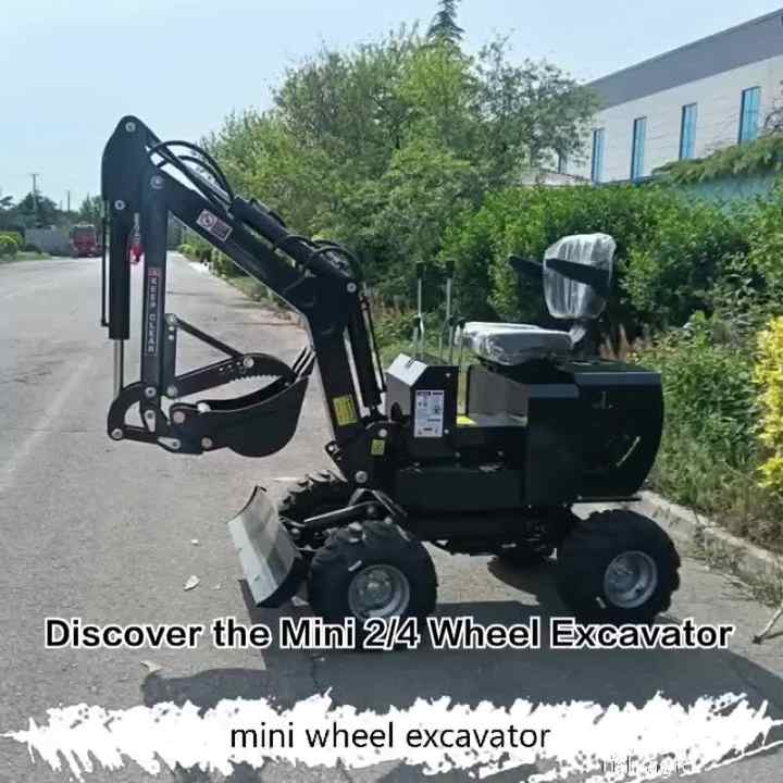 Mini Excavator Roda Mini Wheel Excavator - Durable, Versatile, and Efficient