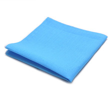 HUDSON DREAM MEADOW MERINO HANDKERCHIEF POCKET SQUARE - SUNSHINE