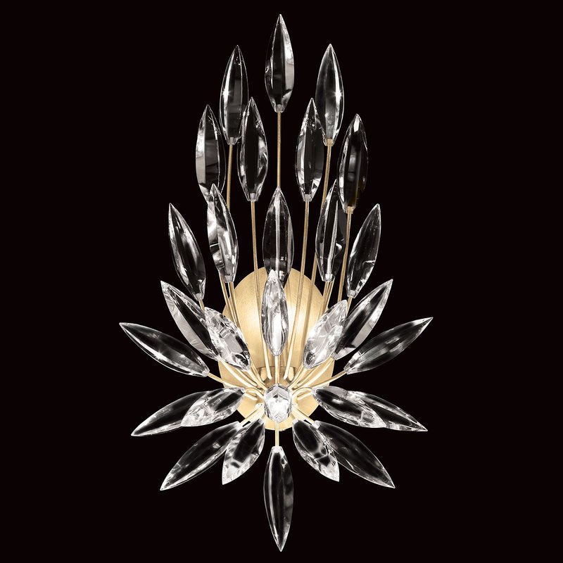 modern crystal gold  wall light  chandelier for bedroom wall scone crystal flower chandelier wall lighting