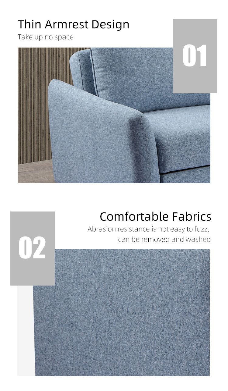 modern home furniture couch living room fabric sofa set sleeper sofa one seater