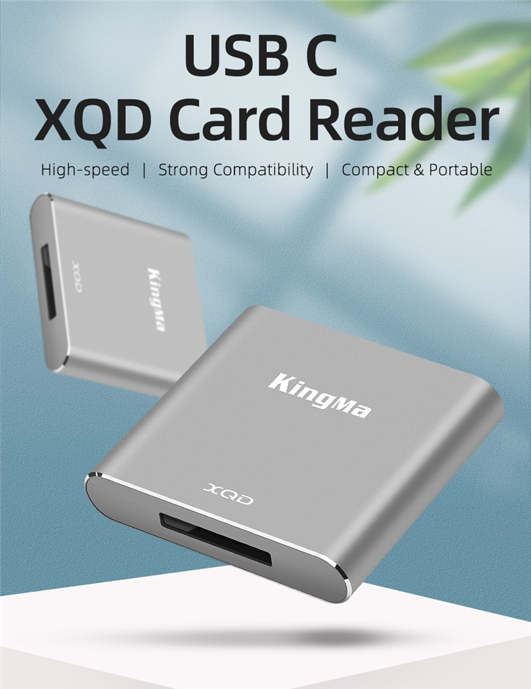 Kingma Portable High Speed XQD with USB3.1 Card Reader For Nikon D4 D4S D5 D850 D500 Z6 Z7