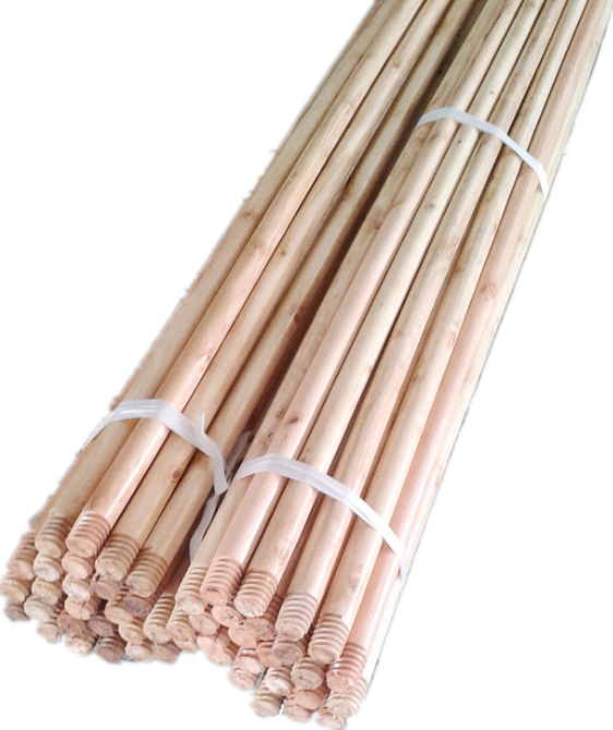 120厘米 * 2.2厘米桉木拖把棒pvc涂层木制扫把棒天然木制扫把手柄