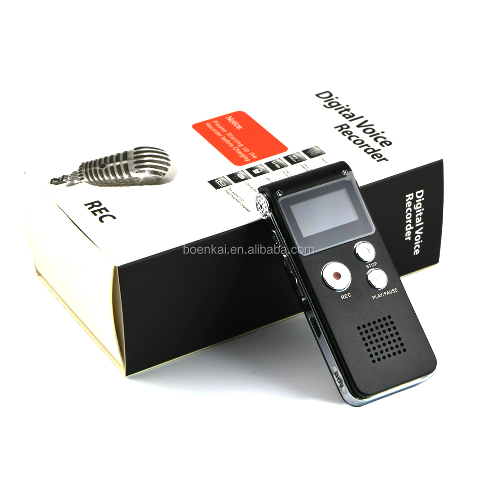 数字录音机 mp3 播放器便携式迷你音频录音录音机用于会议讲座班面试