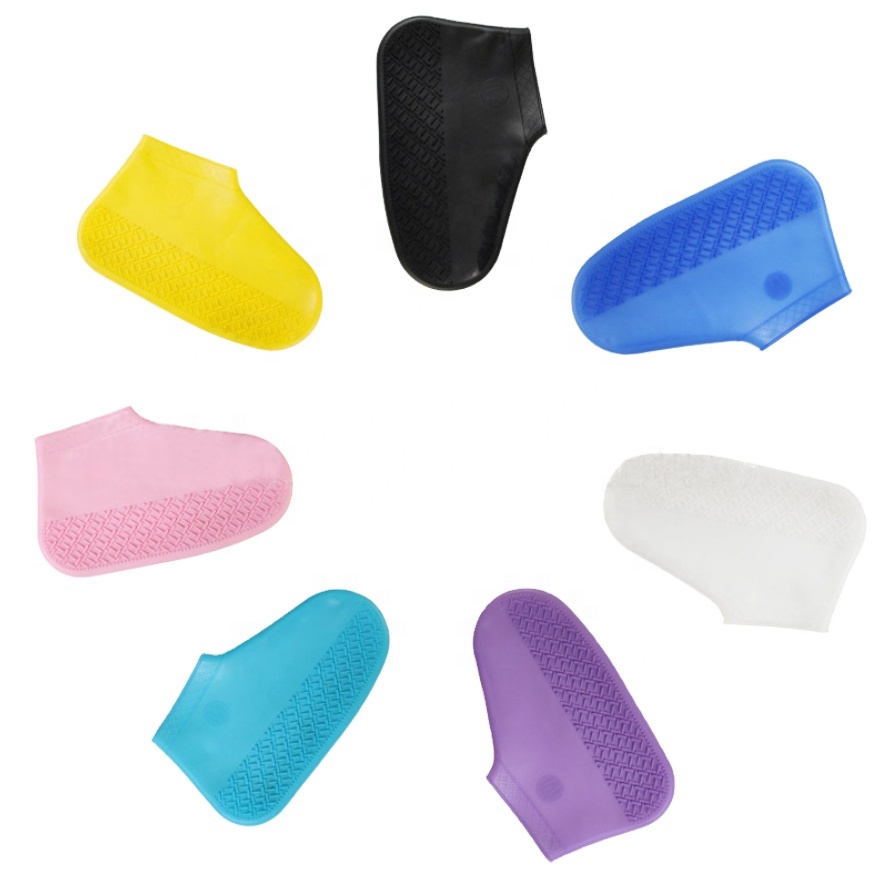 OEM Custom Outdoor Reusable Washable Waterproof Silicone Protective Shoe Covers