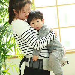 Japanese multifunctional front and back baby wrap carrier with hip seat