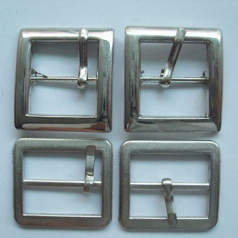 Antique Brushed Silver Round Blank Metal Belt Buckle