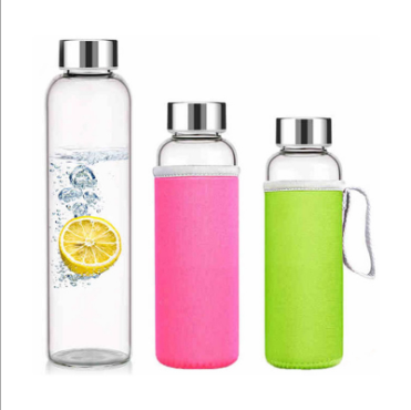 Wholesale hot sale empty glass water bottle drinking glass bottle