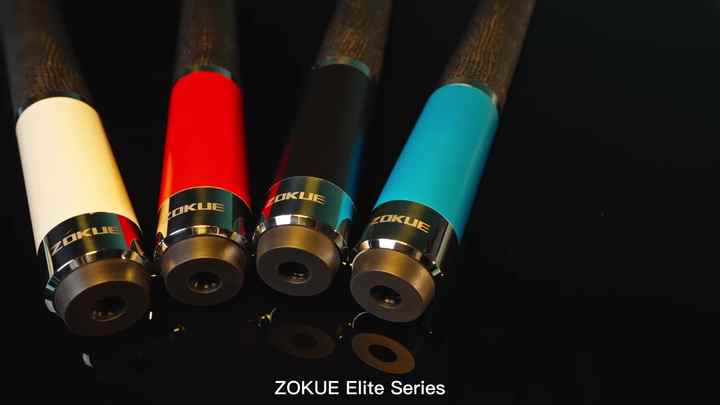 ZOKUE ビリヤードキュー カーボンシャフト KONLLEN Zokue Elite カーボンファイバープールキュー 12.5mm 3/8*8