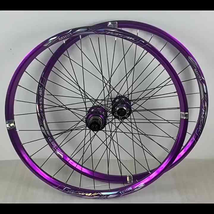 MTB Bike Disc Brake Wheelset 24 Inch 32 Holes QR THRU Axle Alloy
