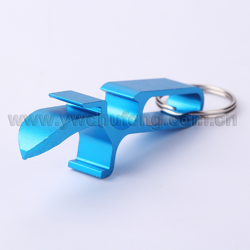 Прямая Заводская поставка, открывалка для бутылок из алюминиевого сплава 3 в 1, брелок, металлический дробовик, инструмент, открывалка для пивных банок, открывалка для таблеток