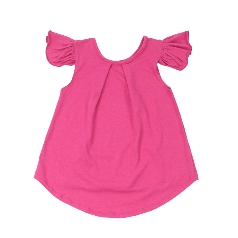 Модное дизайнерское летнее современное розовое платье для девочек с рукавами-крылышками и лепестками роз, 2021