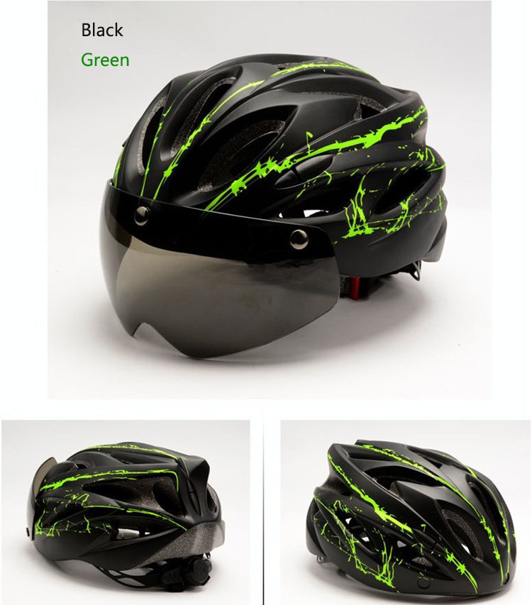 Шлем с магнитными линзами, велосипедный шлем, PC shell, Объединенные Арабские Эмираты, велосипедный шлем с козырьком