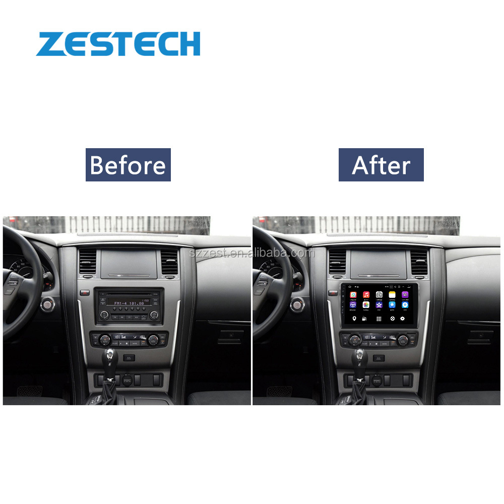 10.1" full touch screen 1din Android 10 Car+dvd+Player For Nissan Patrol  Car stereo GPS Navigation wifi BT SWC