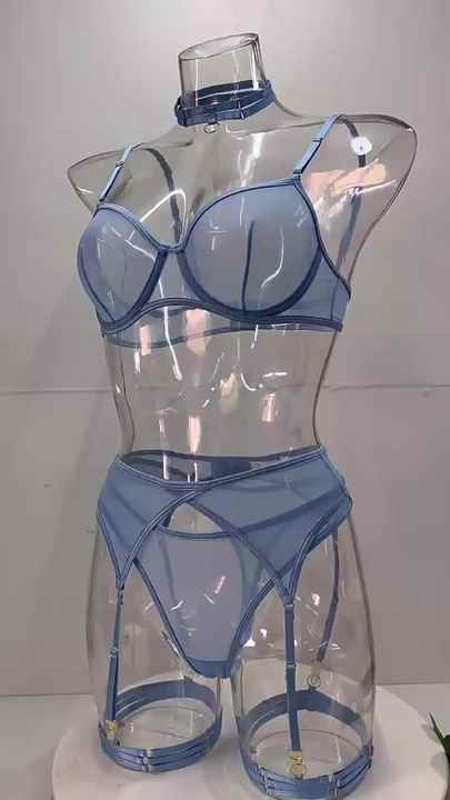 Women Lingnerie Lace Women Sheer Erotic Underwear Lingerie Sexy Feminina  Mature Underwear slip Satin Transparent Sexy Lingerie