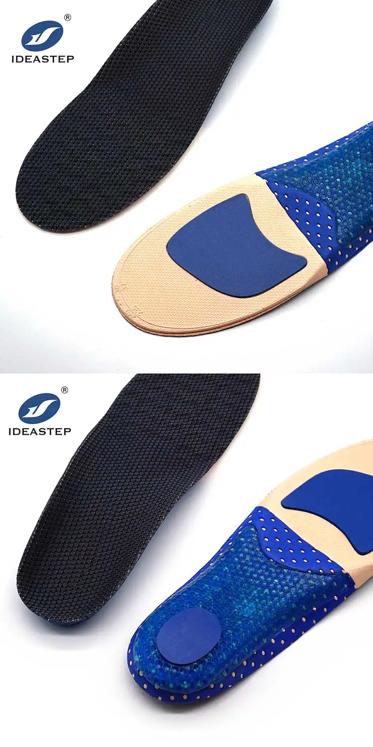 IDEASTEP Discount factory price gel heel cup heels cushioning pads insoles for shoes sports EVA Poron Insole