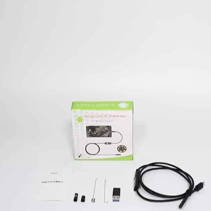Caméra D'inspection Endoscope Usb 720p Caméra Endoscopique Sonde Etanche Ip67 De 55mm Cameras Dinspection Cable Semi Rigide De 15m Avec 6 Led Type C Compatible Avec Telephones Otg Android 82530609