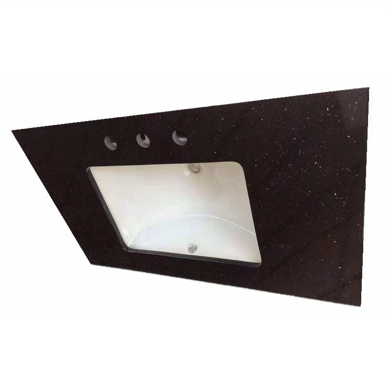 43 Inch Solid Surface Black Galaxy Granite Stone Bathroom Vanity Top Buy Bathroom Vanity Toronto Commercial Bathroom Vanity Tops Bathroom Vanities With Tops Product On Alibaba Com