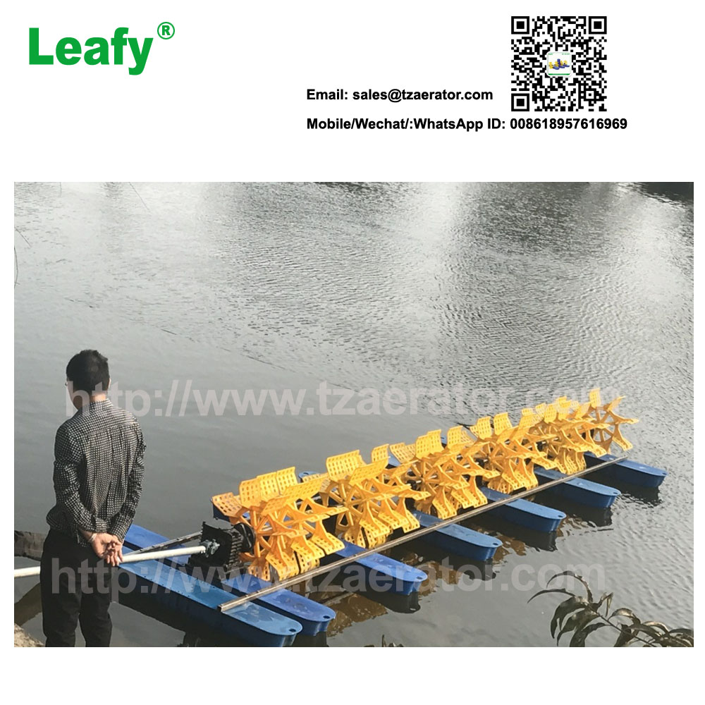 Прямая продажа с фабрики Цена Рыбы креветки фермы пруд дизельный двигатель 16 крыльчатка длинные руки весло колеса аэратор