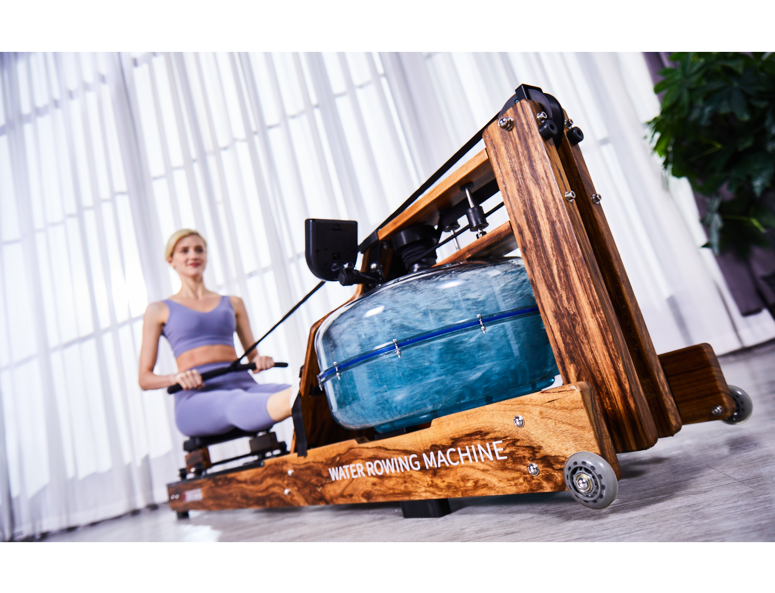 Деревянный водяной роутер, АБС-пластик, тренажер для спины, кроссфита, роутер, гребной тренажер