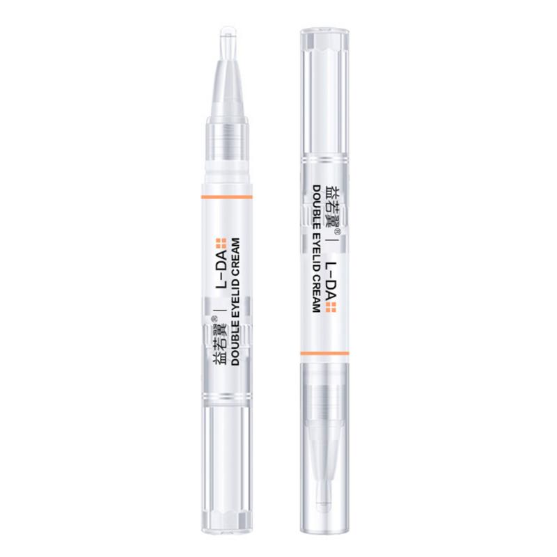 Ресницы ресницы клей двухсторонняя Spoolie клей-карандаш-подводка для глаз натуральный быстросохнущая прочного двойные веки стиль браслеты с подвесками в виде больших глаз стикер