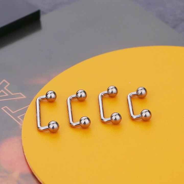 Piercing Per Ombelico Interno In Titanio Massiccio, 12 Mm, Extra Lungo