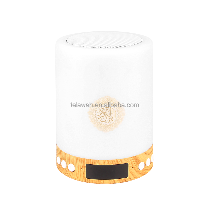 Горячая Распродажа Мусульманский Исламский пульт дистанционного управления Красочный Светодиодный свет Azan часы Коран динамик