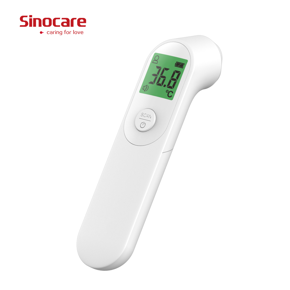 Инфракрасный ЛОБНЫЙ термометр Sinocare с цифровым ЖК-дисплеем для детей и взрослых