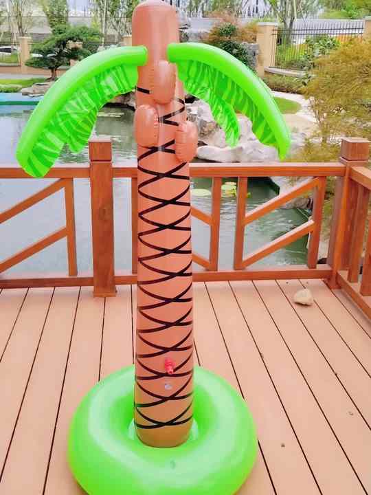 Wholesale Eco-Friendly Water Toy 148cm Tall PVC Inflatable Palm
