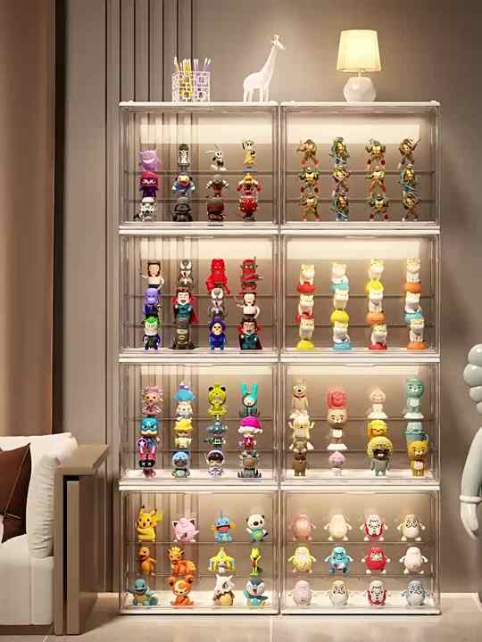 Acrylic Transparent Toy Display Storage Box - Organize with Ease