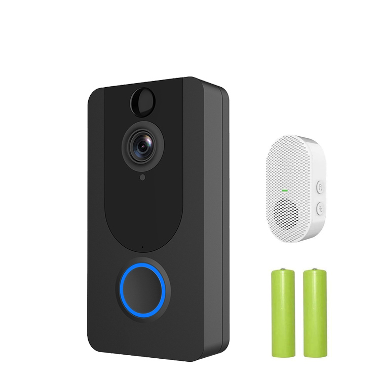 Умный WiFi видео дверной звонок 1080p беспроводное кольцо скрытая камера водонепроницаемая с вилкой в колокольчик и 18650 батареи