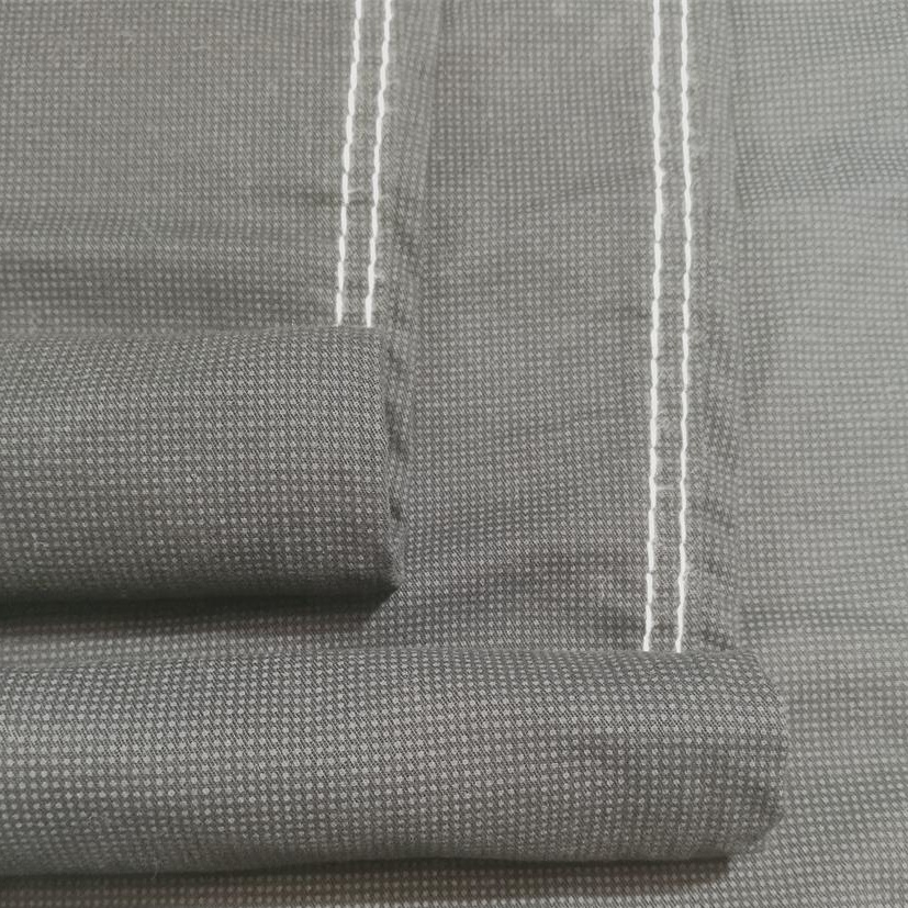 В наличии товары стрейч саржа 100% хлопок ткань футболка для мужчин