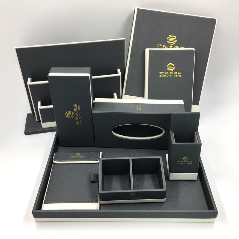 Caixa de madeira fábrica personalizada de couro personalizado caixa consumível caixa de couro suprimentos de artigos de higiene