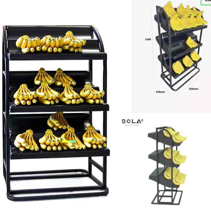 Supermarket Banana Display Stand - Step Riser Advantages