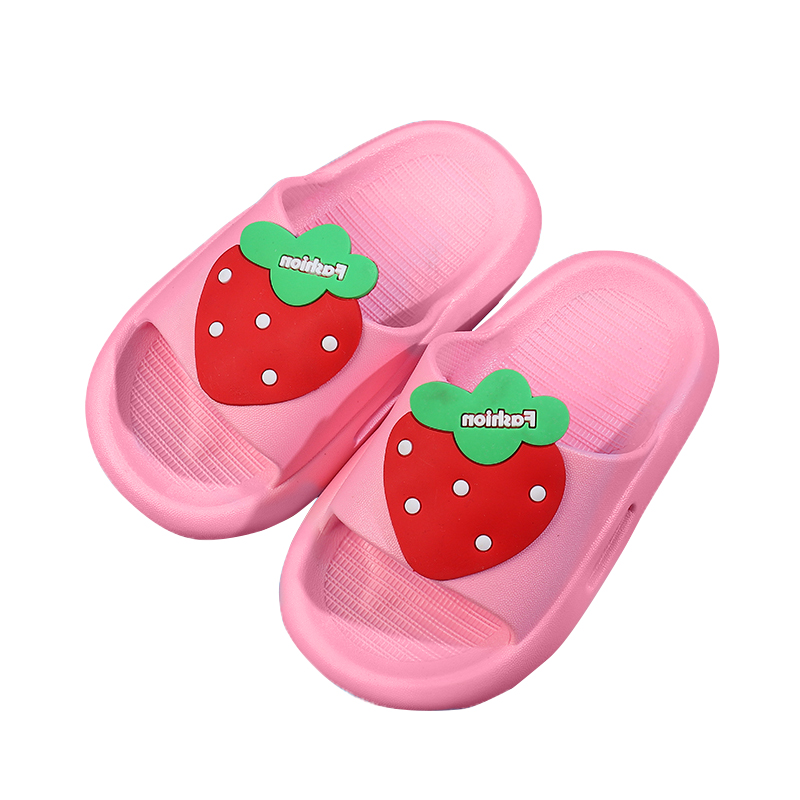Летние тапочки, детская обувь 2021, Мультяшные фрукты, для девочек и мальчиков, Уличная Повседневная обувь, детские сандалии, детские Тапочки