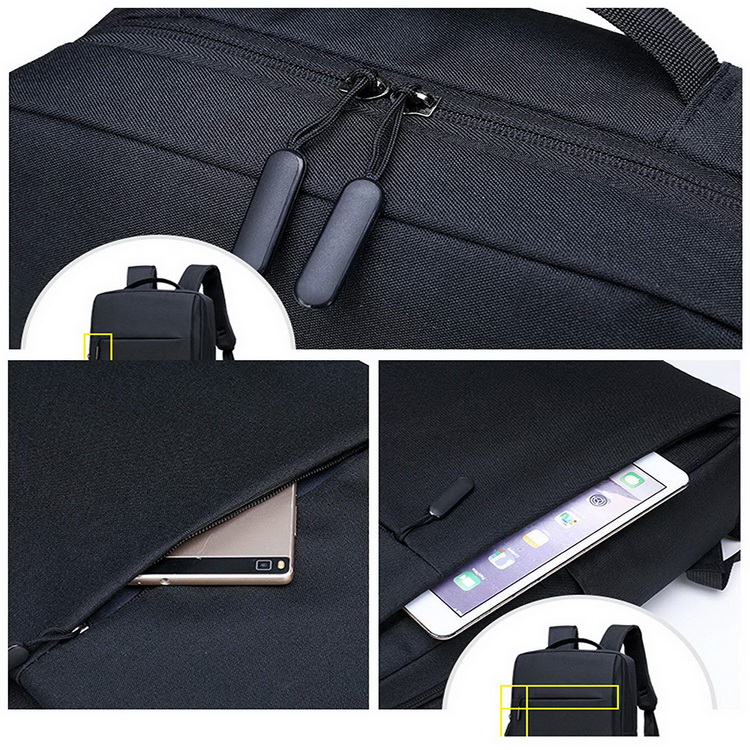 Zaino della scuola universitaria Porta di ricarica USB Zaino per studenti Borsa da scuola per laptop logo personalizzato