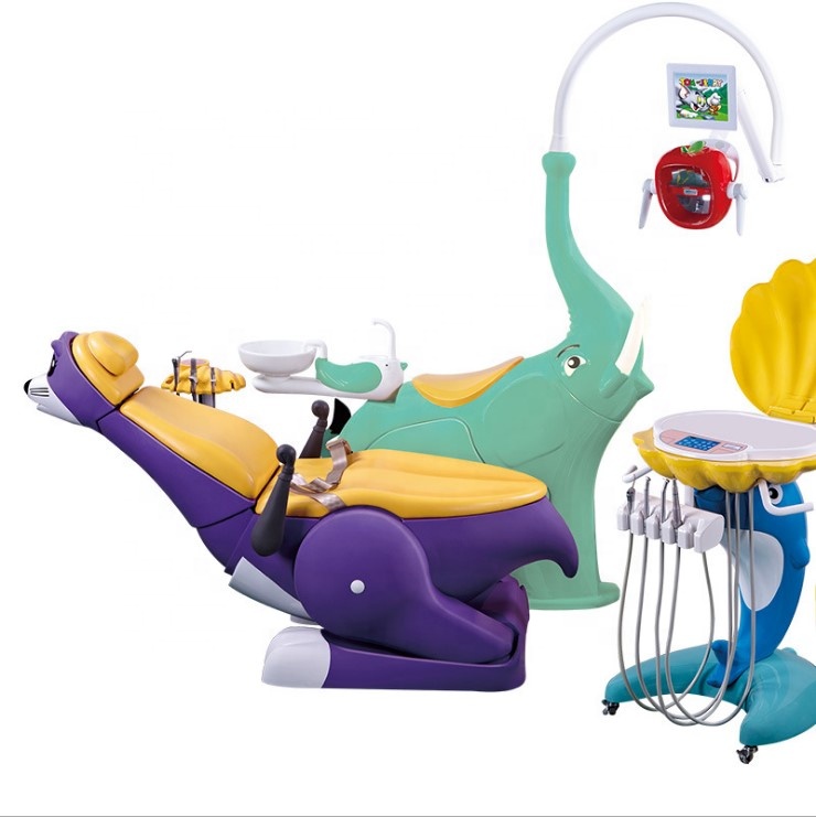 Самая низкая цена оптовая Стоматологическая единица слон мультфильм стоматологическое кресло для детей или детей