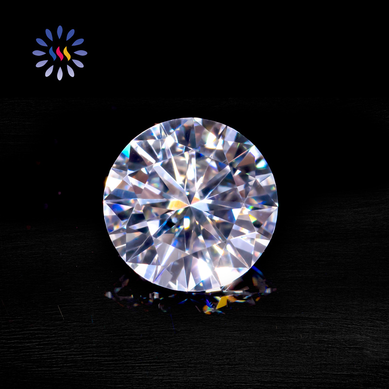 GRA Certified D Color C&C Cutting Vvs White Moissanite Diamond Round Loose Moissanite Diamond Price