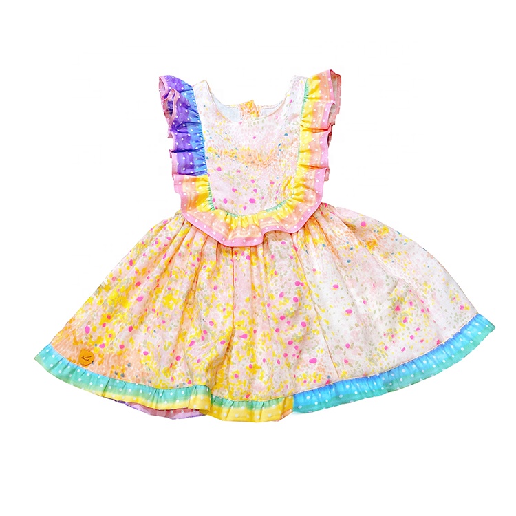 Заводская поставка на заказ, платье для маленьких девочек без рукавов, платье в Королевском Стиле для малышей