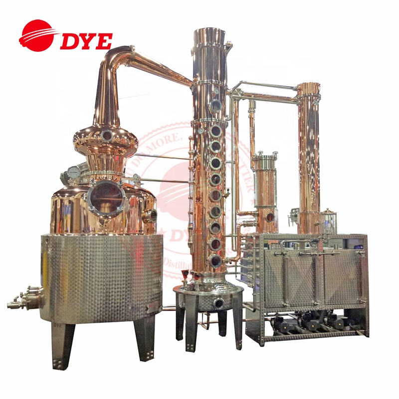 Дистилляционное оборудование для спиртовой дистилляции DYE1200l, оборудование для производства водки, установка для дистилляции