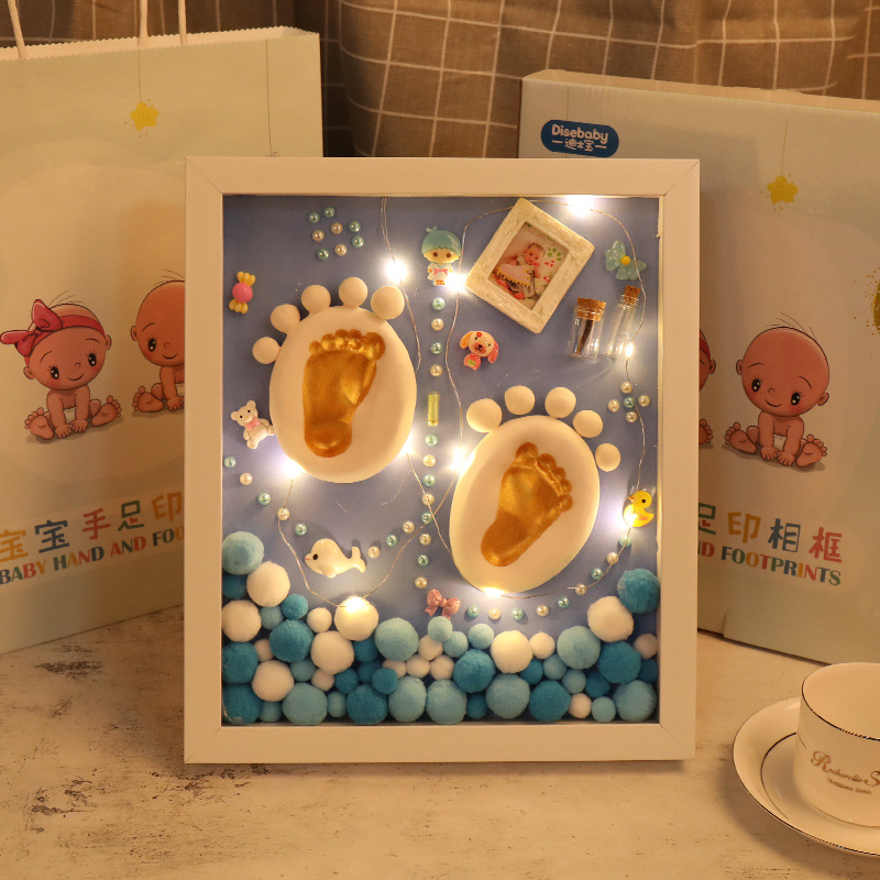 baby 3d hand and footprints
