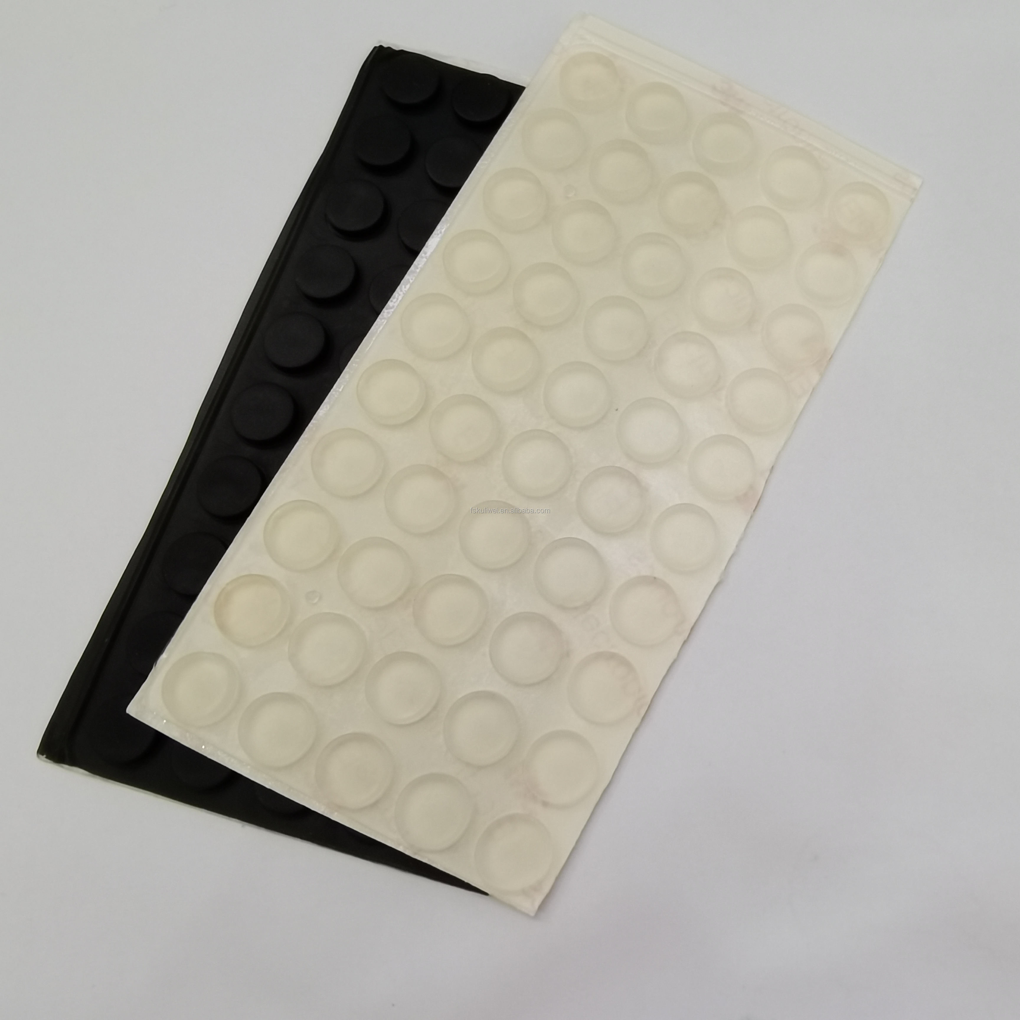 172 Pièces Transparente Pieds Adhésifs,Tampon Caoutchouc Transparent