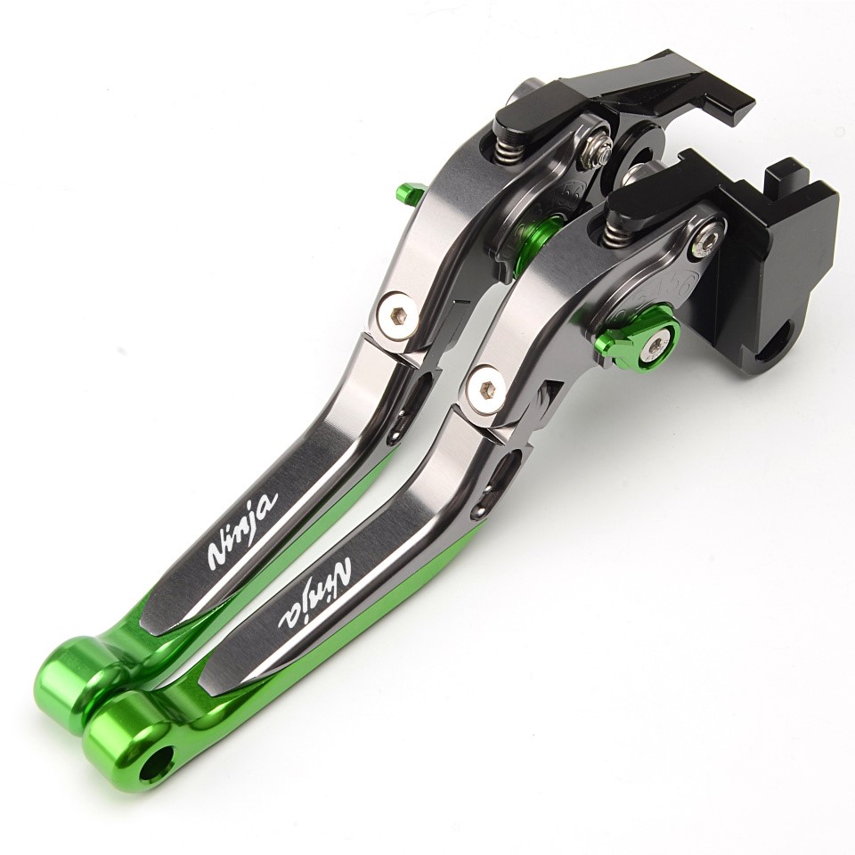 Высококачественные рычаги тормозной муфты с логотипом ниндзя для Kawasaki ninja 400 300 650 250 2020 2019 2018 2007 на все годы